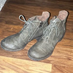 Olive green Blowfish ankle boots